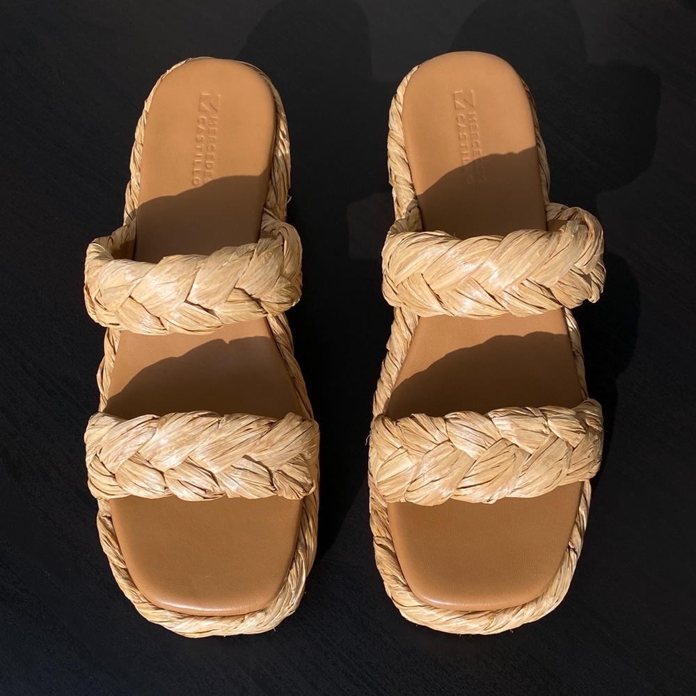 Mercedes Castillo - Aurelia Braided Raffia Sandal - Size 8.5 - Picture 10 of 10